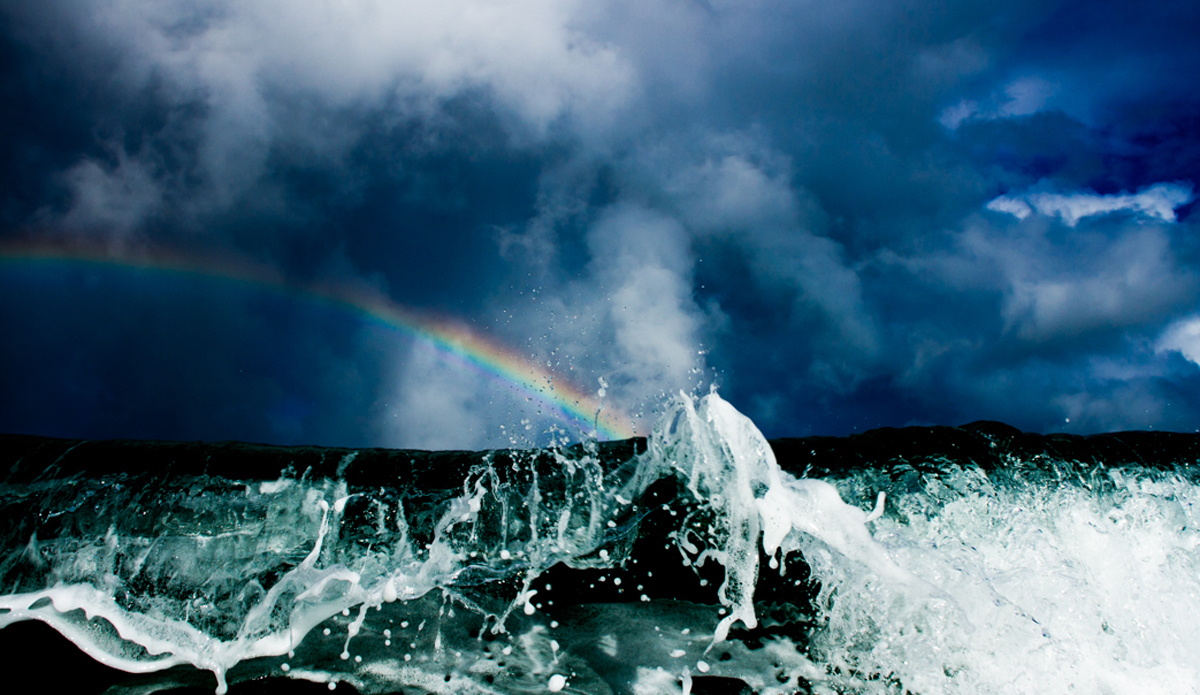 Rainbow splash. Photo: <a href=\"https://www.robbiedark.com\">Robbie Dark</a>