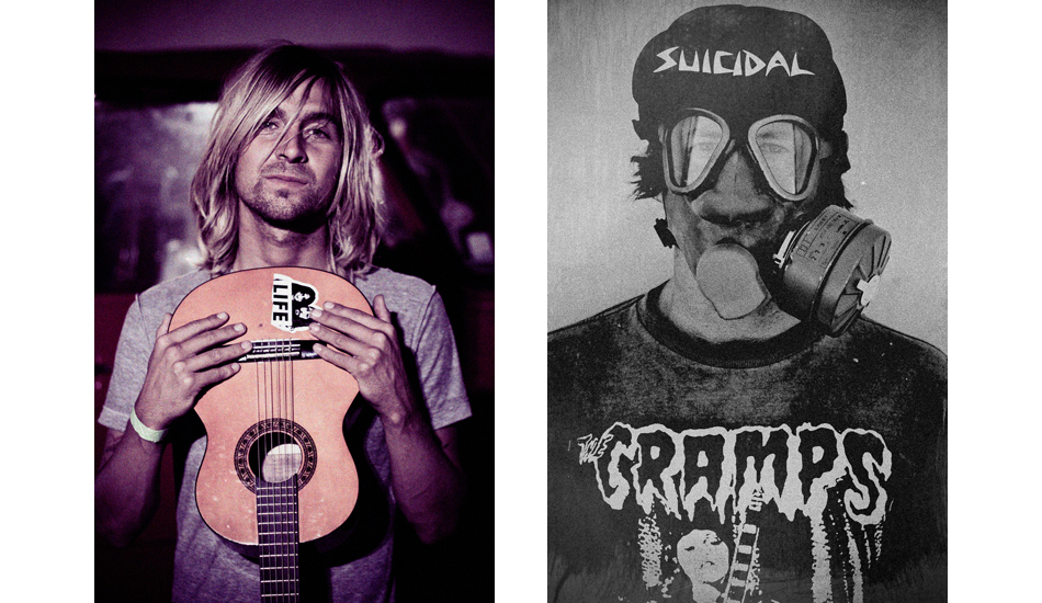 Portraits are one of my favorite thngs to shoot. (L) Alex Knost on the road with Tomorrow\'s Tulips. (R) Chris Christenson outside his factory. Image: <a href=\"https://www.kevinroche.com/\" target=\"_blank\">Roche</a>