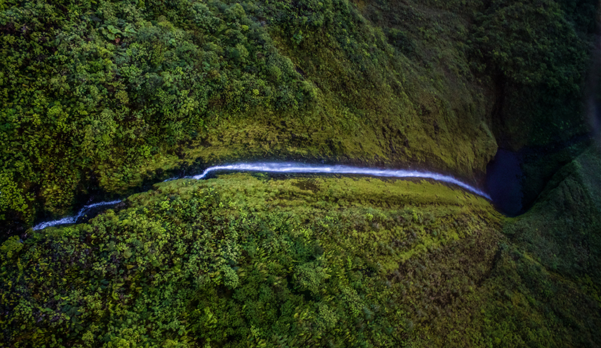 Honokohau Falls is the tallest waterfall on Maui and second wettest place on earth. Dropping in two tiers at a total of 1,119 feet into many more waterfalls. The only way to see this amazing cascade is by helicopter because it is located in an inaccessible valley in the West Maui Mountains. <a href=\"https://www.rookemedia.com\">Tyler Rooke</a>