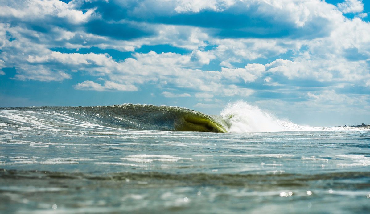Classic spring day if you\'re lucky in New Jersey. This does not happen every spring. seeing these drainers run down the beach is pretty rare, but this day was pretty fun. Sunny skies, warm water, and green freight trains coming down the beach. Photo: <a href=\"https://www.ryanmackphotography.com/\">Ryan Mack</a>