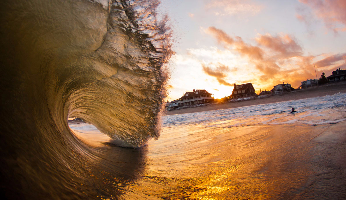 Fire in the sky. One of my first swims with my housing. I got lucky to get this set right before the sun peeked out from behind the houses. Photo: <a href=\"https://www.ryanmackphotography.com/\">Ryan Mack</a>