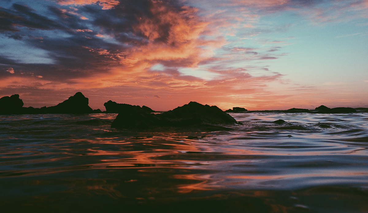 Epic sunrise at the ‘Bogey Hole’. Photo: <a href=\"https://www.instagram.com/ryanpernofski\">@RyanPernofski</a>