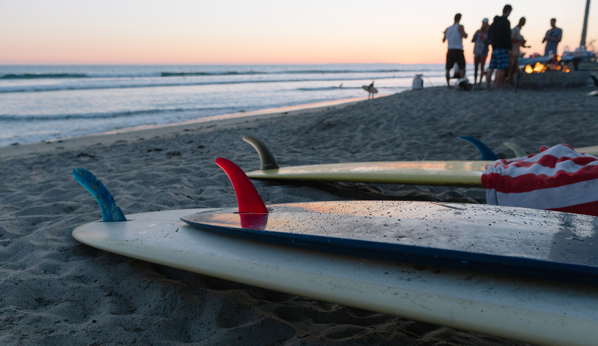 It\'s really nice to mind surf an incredible lineup photo, but it\'s also great to capture that feeling of calm and happiness after a good day at the beach. I shot this on one of those super fun San Onofre days cruising around with @rivercovey and his righteous friends. One of my favorite waves in SoCal. #my5lineups photo: @ryanstruck