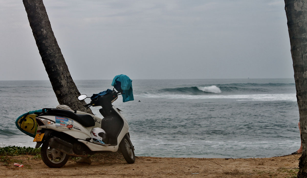 With so many waves in close proximity, a scooter is the best way to get around this area of the country. Another fun wave goes by unridden in my backyard. Photo: <a href=\"https://www.ryanwattersphoto.com/\">Ryan Watters</a>