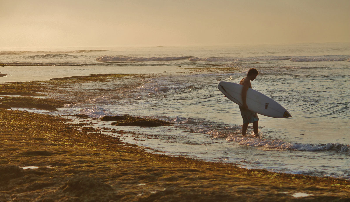 The walk out to the channel over the coral reef was always a challenge. I got the hang of it after about a month. Photo: <a href=\"https://www.ryanwattersphoto.com/\">Ryan Watters</a>