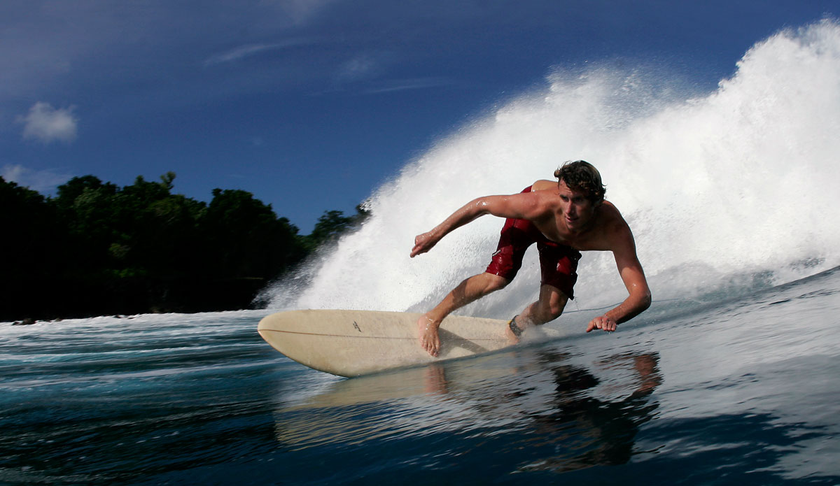 Bottom turns for days. Photo: <a href=\"https://www.waterwaystravel.com/\"> Waterways</a>