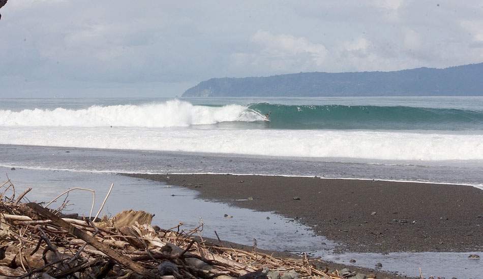 Pavones, Costa Rica:  In 2011 the Costa Rican government, under pressure from international press attention, announced that it would no longer consider the Granjas Atuneras de Golfito SA\'s petition to construct 80 tuna cages a mile off shore of Gulfo Dulce.  The project would have diminished water quality in an area with immense biodiversity and the world-class surf break, Pavones. Photo: <a href=\"https://www.unaola.com/\" target=_blank>www.unaola.com</a> 