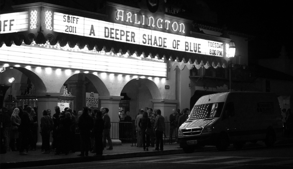 Last night, nearly 2,000 people attended the world premiere of Jack McCoy\'s A Deeper Shade of Blue at The Arlington Theatre in Santa Barbara. Photo: <a href=\"https://www.mattbauerdesign.com\" target=_blank>Bauer
