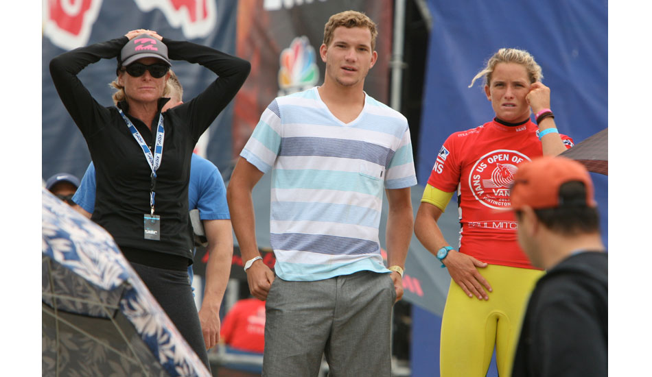 The Conlogue clan surveys the scene before Courtney\'s heat. Photo: Scott Durzo
