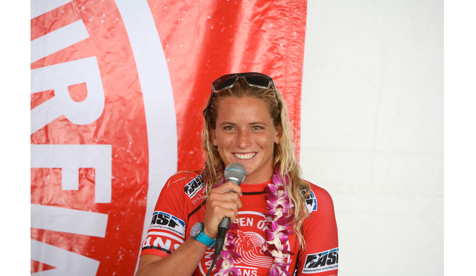 All smiles after a runner-up finish. Two more events to go. Photo: Scott Durzo