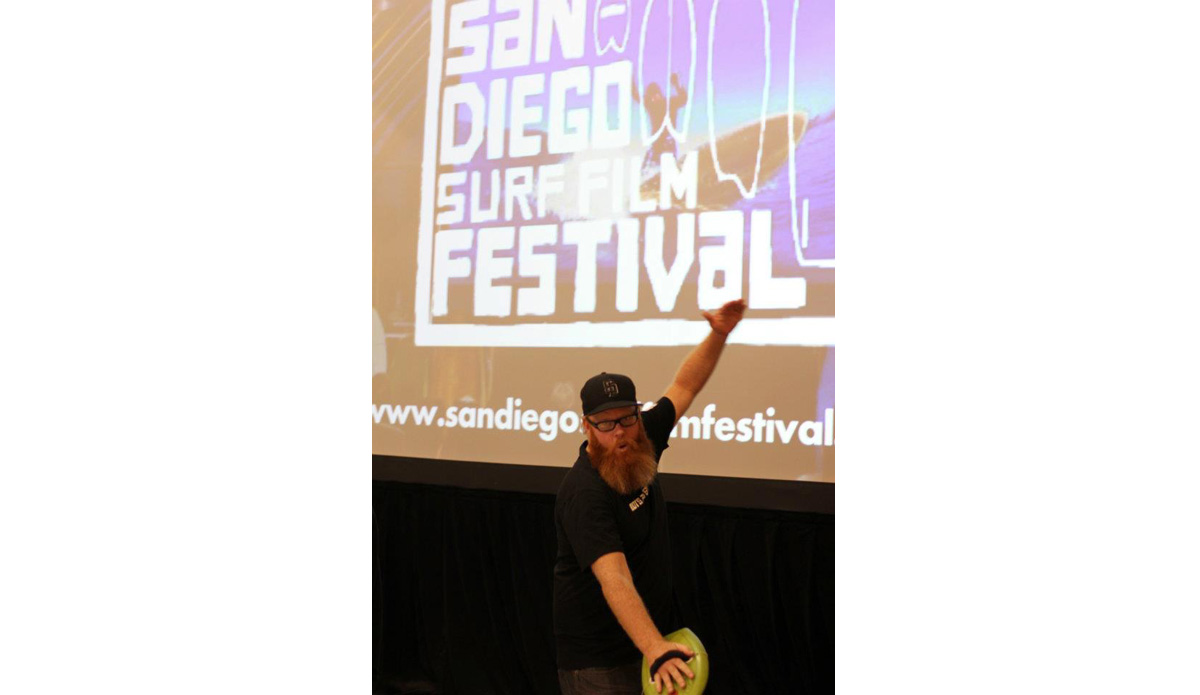 SDSFF co-creator and director Pierce Kavanagh and his team have created a wave of stoke. Photo: Gage Hingeley