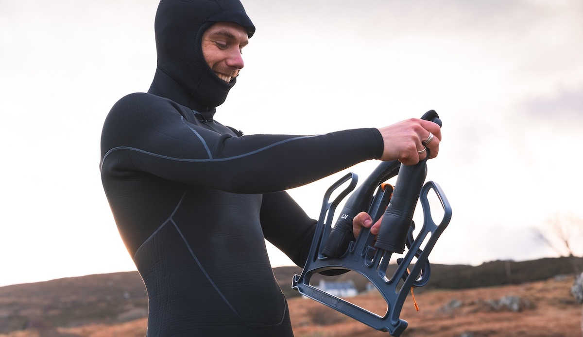 A dry suit and gear can make all the difference in the quality of your surf sesh setup. Samuel Howard photo. 