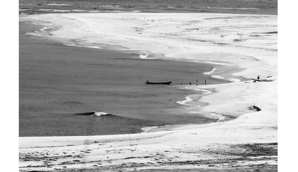 The unique coastline of Robertsport, Liberia, is immaculate for surfing and fishing alike. Photo: Sean Brody