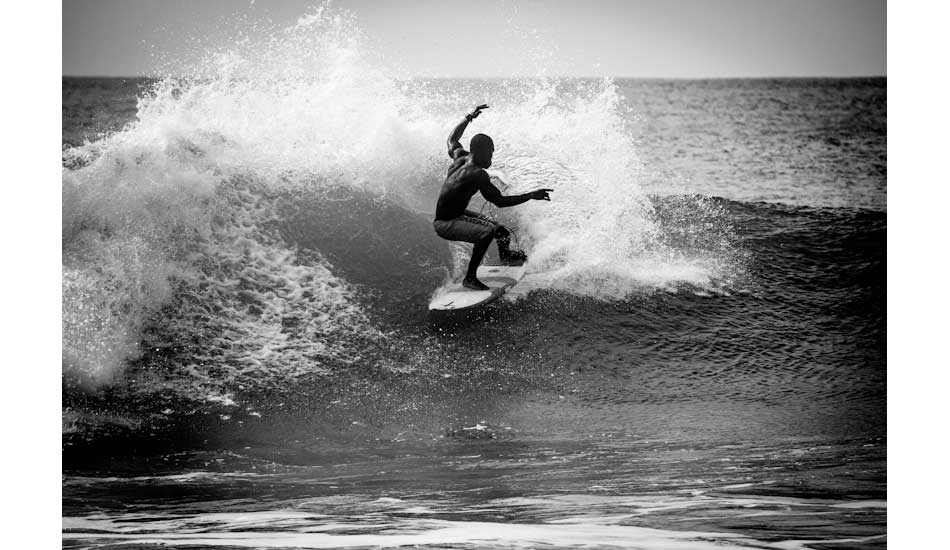 Peter Swen, Monrovia\'s only local surfer, took first place in the Men\'s division at this year\'s Liberian National Surfing Championships. Photo: Sean Brody