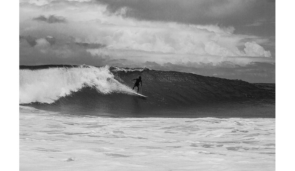 Benjamin can summon the seas.  Once again he finds himself in the right spot at the right time. Photo: Sean Brody