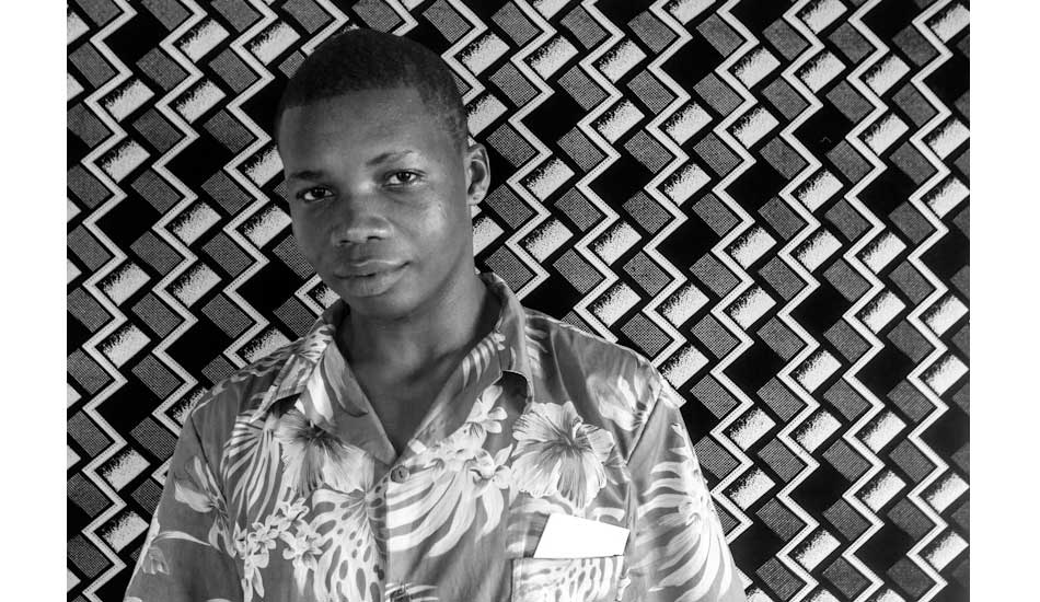 Peter Yarngo rocking his aloha shirt. Photo: Sean Brody