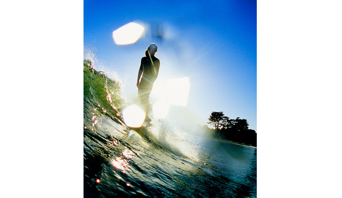 Kevin Givner, one of Ventura\'s best kept secrets, hanging ten at Rincon. This shot is from the very first roll of water film I ever shot. At the time, I was still trying to figure out what my path in photography was going to be. Whether it be chasing surf, skate or snowboarding. After this roll, it wasn\'t even a question. Shooting from the water changed me and my perception of photography. Everything became boring in comparison. Thanks, Kevin! Photo: <a href=\"https://sethderoulet.com/\">Seth de Roulet</a>