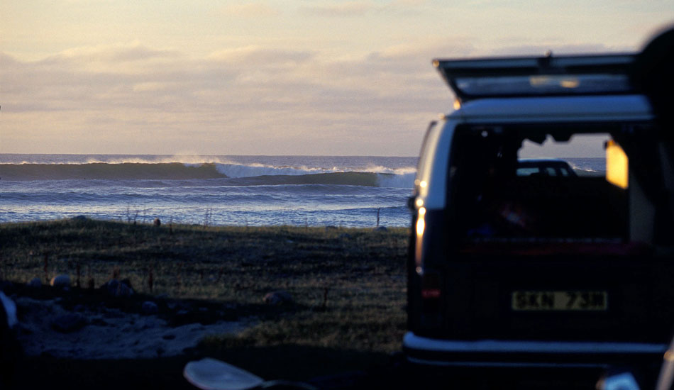 A combi van in Hebredes Islands, Scotland. Photo: <a href=\"https://seandavey.com//\" target=_blank>Sean Davey</a>