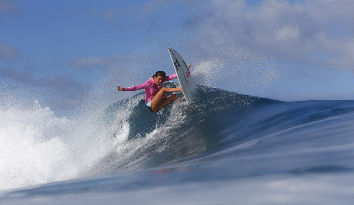 Moana Jones. Photo: Mike Latronic via <a href=\"https://www.freesurfmagazine.com\">Freesurfmagazine.com</a>