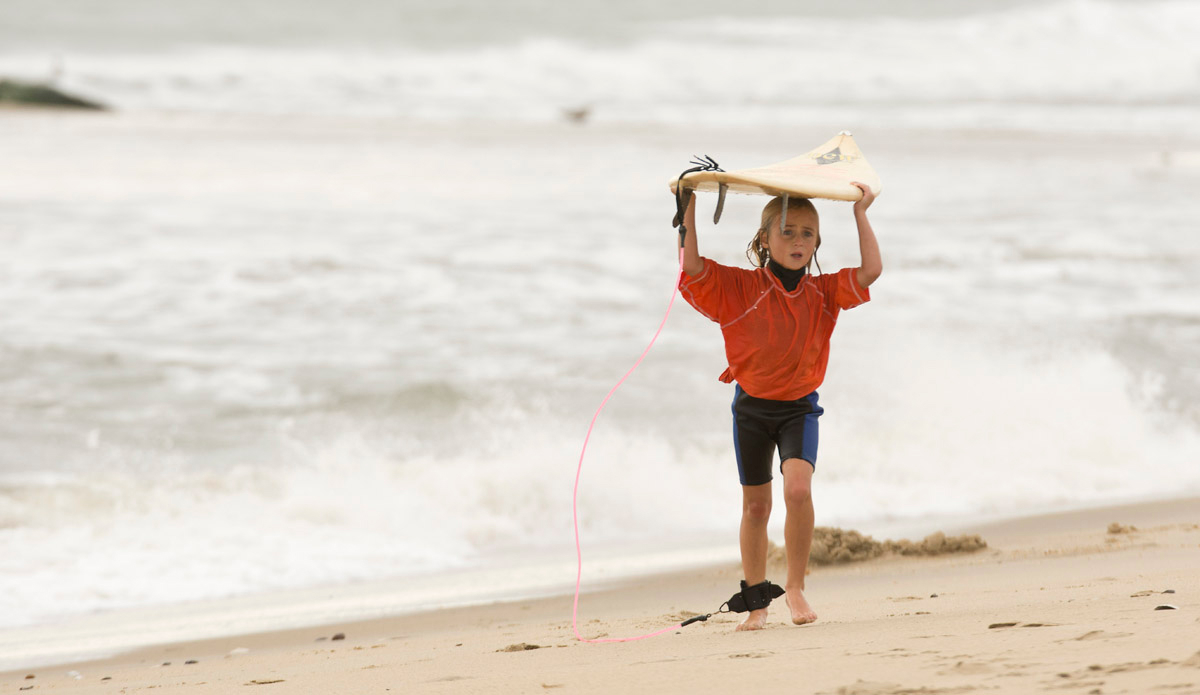 The youngest competitor in the beginners division at only 7 years old.