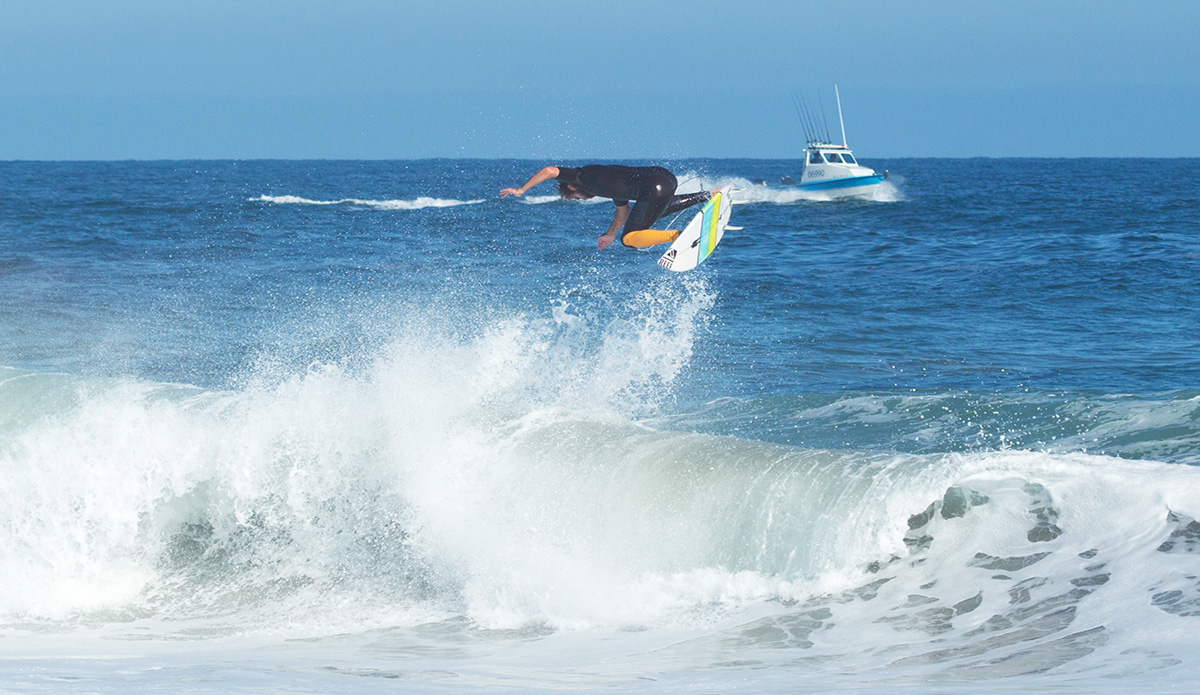 Nick Rozsa gone fishing.