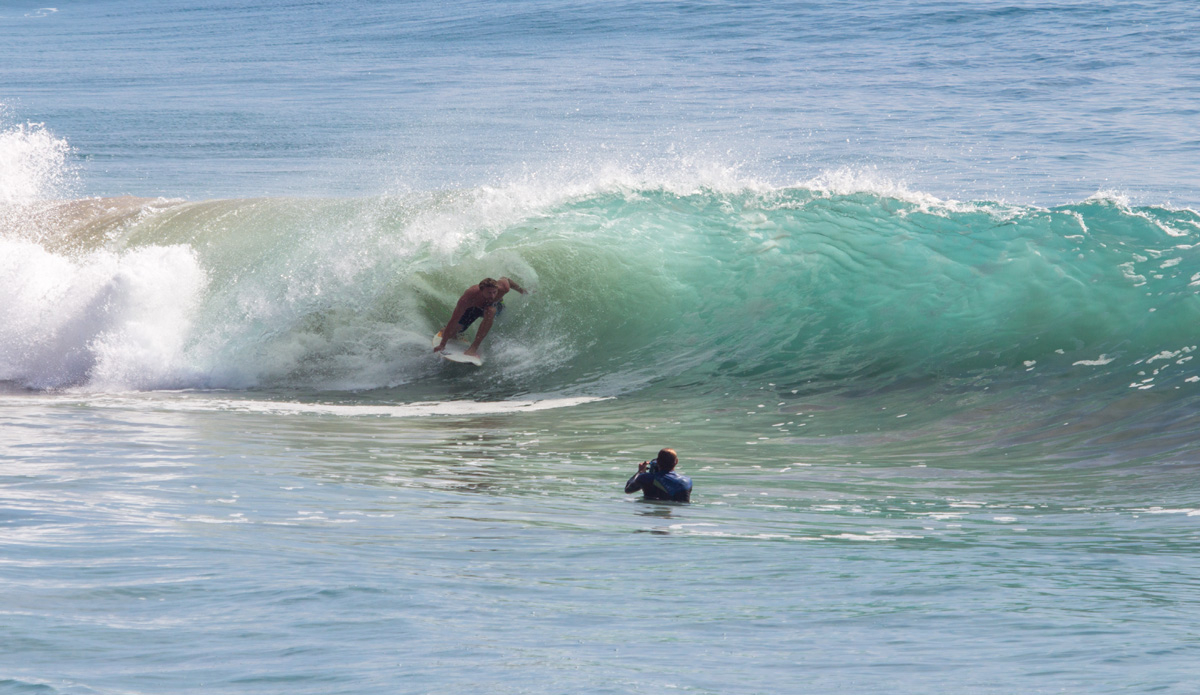Photographer Steve Lippman always getting the shot.