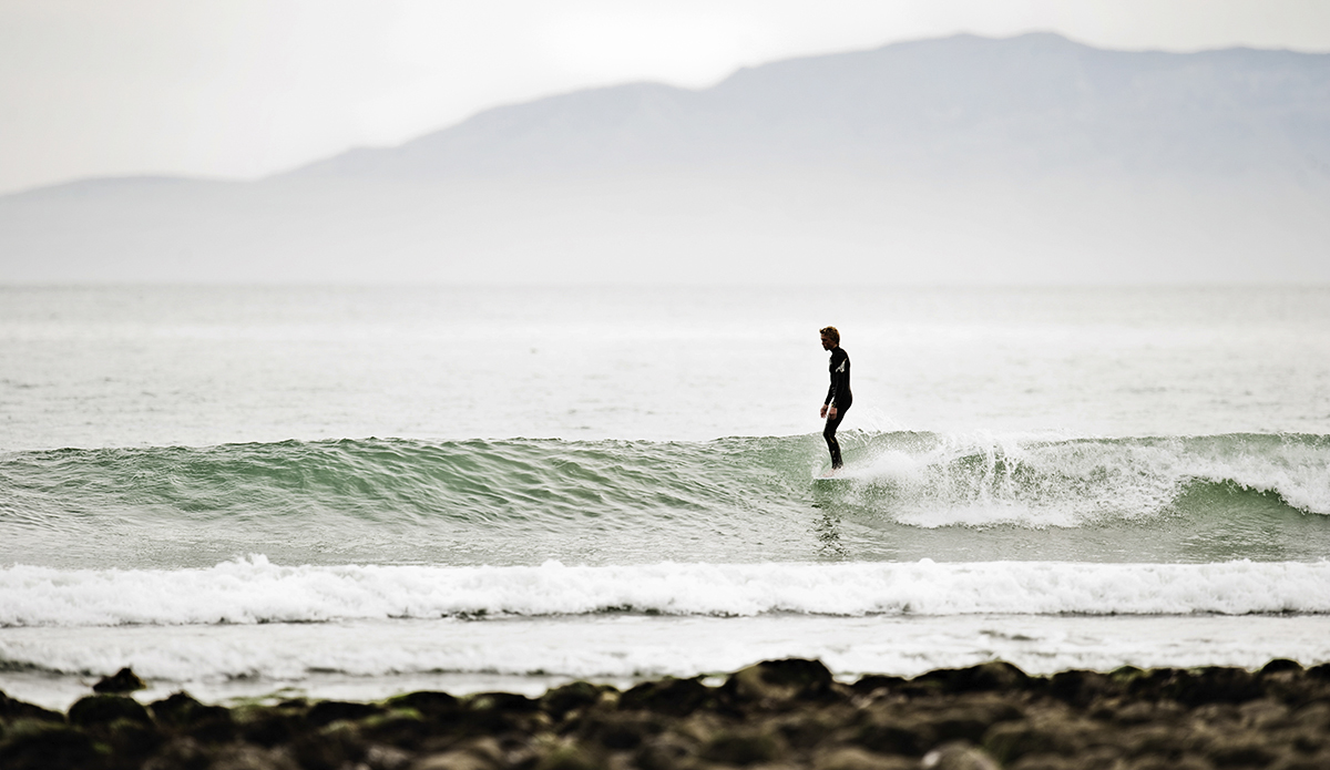 Unknown surfer, Rincon, Fall 2009.  Photo: Sheldon Magner