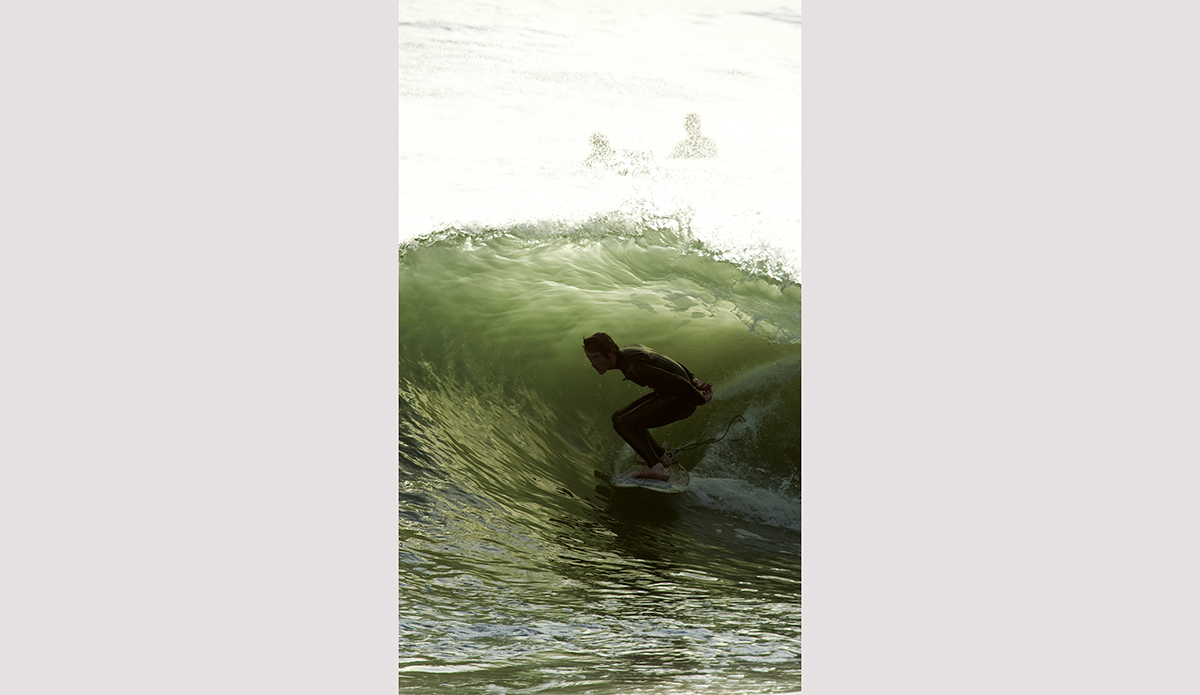 JR Watson finding some shade at a fickle spot outside Los Angeles, CA.  Photo: Sheldon Magner