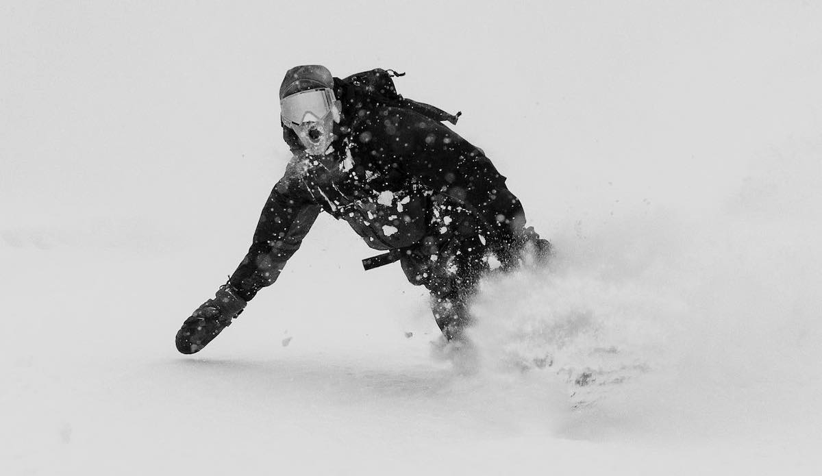 The face of pure stoke. Photo: Andrew Miller//Mammoth Mountain