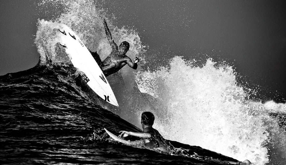 Dillon again in the Mentawai Islands.  We got skunked out there but the moodyness in the weather is what made for some interesting shots. Photo: <a href=\"https://www.jefffarsaiphotography.com/\">Jeff Farsai</a>