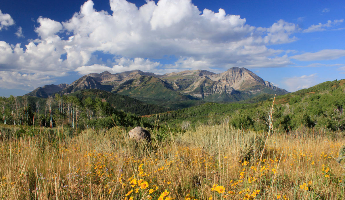 Mt. Timp. Photo: Mark Anderson via Ski Utah