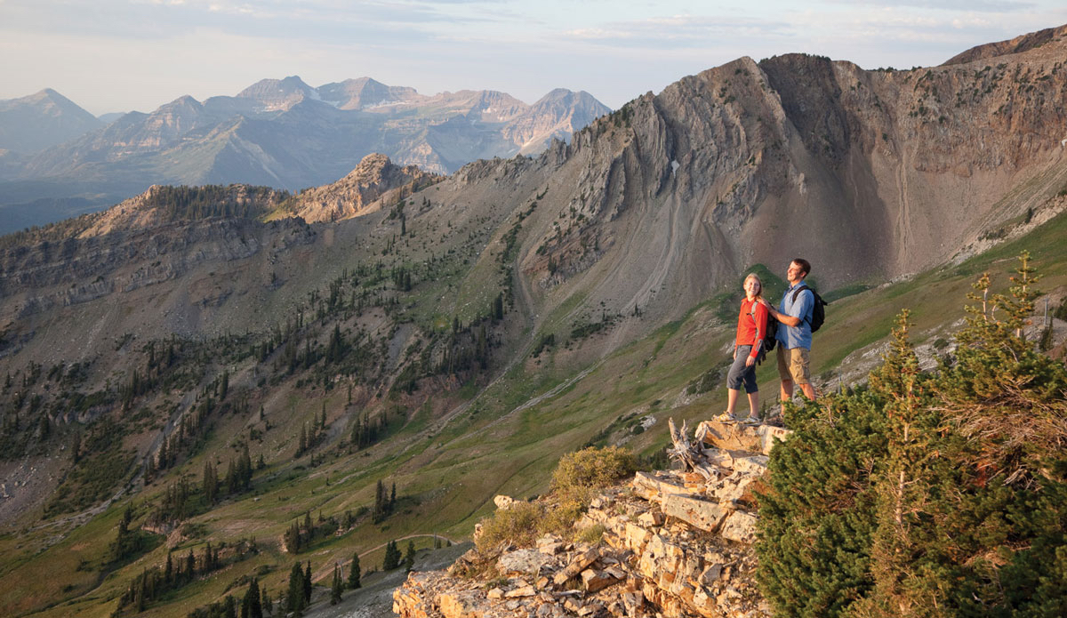 Hiking Snowbird. Photo: Courtesy of Ski Utah