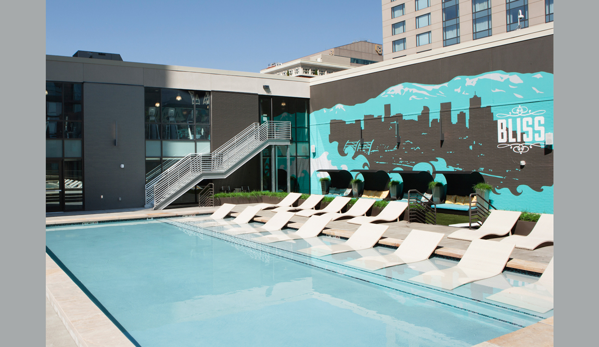 Bliss, Denver, CO, Latex Paint, 50\' x 25\' Photo: <a href=\"https://www.skyewalkerart.com/\">Skye Walker</a>