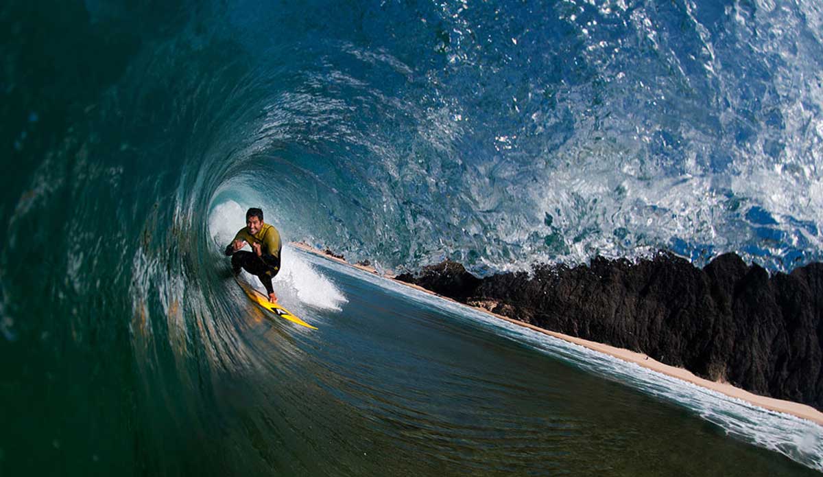 Fabio Gouveia Cordoama, gun-barrel smile.  Photo: <a href= \"https://joaobracourt.com/\" target=_blank>Joao Bracourt</a>