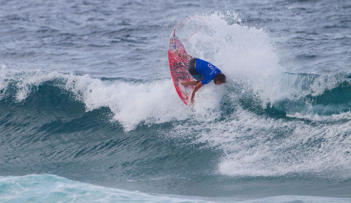Matt Wilkinson of Australia (pictured) winning his Round 1 heat at the Quiksilver Pro Gold Coast on Friday March 11, 2016. Image: <a href=\"https://www.worldsurfleague.com/\">WSL</a> / <a href=\"https://www.instagram.com/kc80/\">Cestari</a>