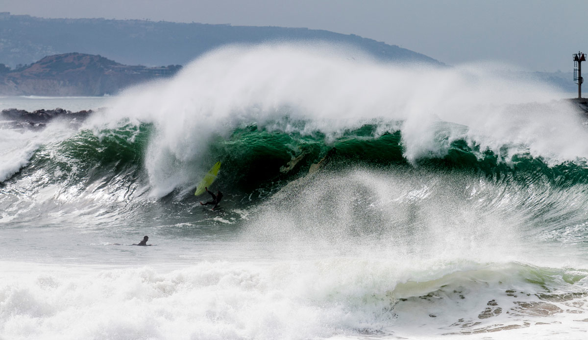 You know the thing about big swells? There are ALWAYS rogue sets. Always.  Photo: <a href=\"https://www.corygehrphoto.com/TheGehrdenSurfing\" target=\"_blank\">Cory Gehr</a>