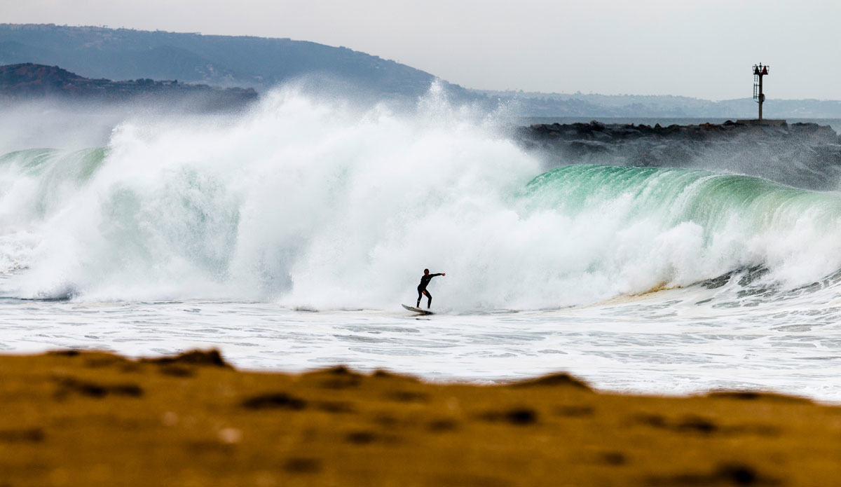 Tyler Gunter gets frothy after straightening out on a beast. Photo: <a href=\"https://www.corygehrphoto.com/TheGehrdenSurfing\" target=\"_blank\">Cory Gehr</a>