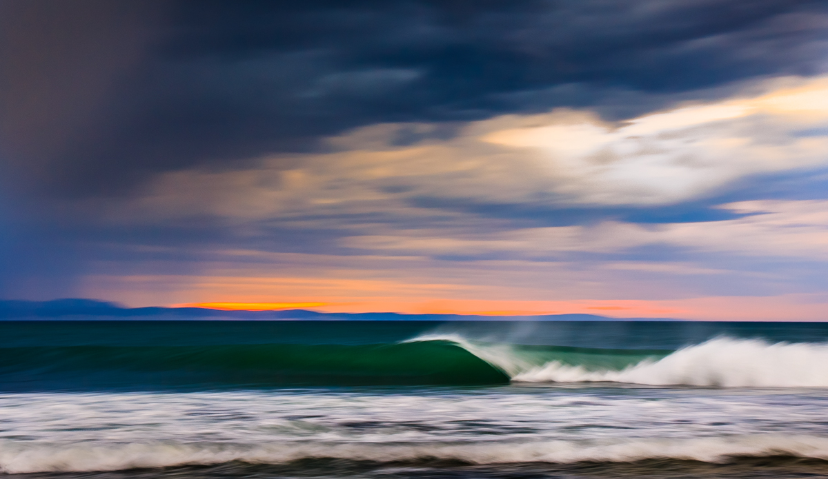 1/8 second: A bit of light and a barrel just before the rain hits. Photo: <a href=\"https://www.flickr.com/photos/7139710@N04/\">DeonLategan</a>