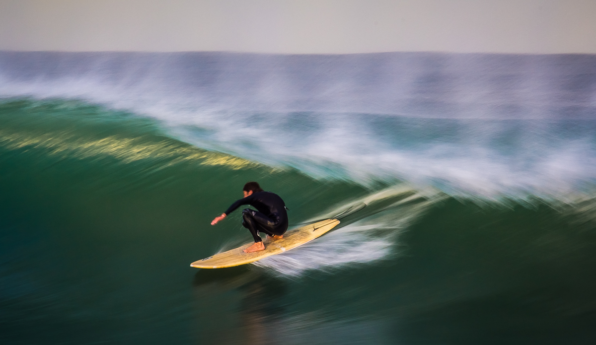 1/20 second: Derek Hynd catching the very last rays of the sun. Photo: <a href=\"https://www.flickr.com/photos/7139710@N04/\">DeonLategan</a>