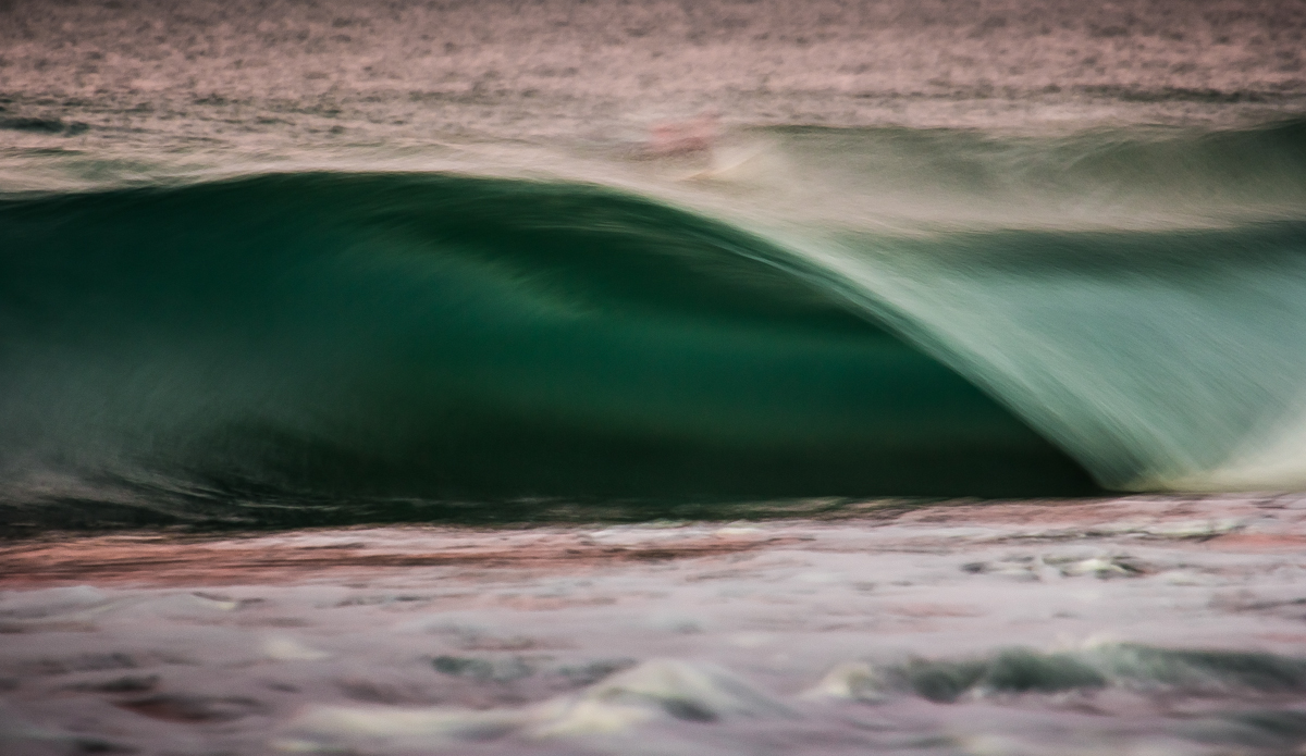 1/4 second: I call this section mini Tahiti...small high tide and the wave is as wide as it is high, super shallow too....have lost some skin right there. Photo: <a href=\"https://www.flickr.com/photos/7139710@N04/\">DeonLategan</a>