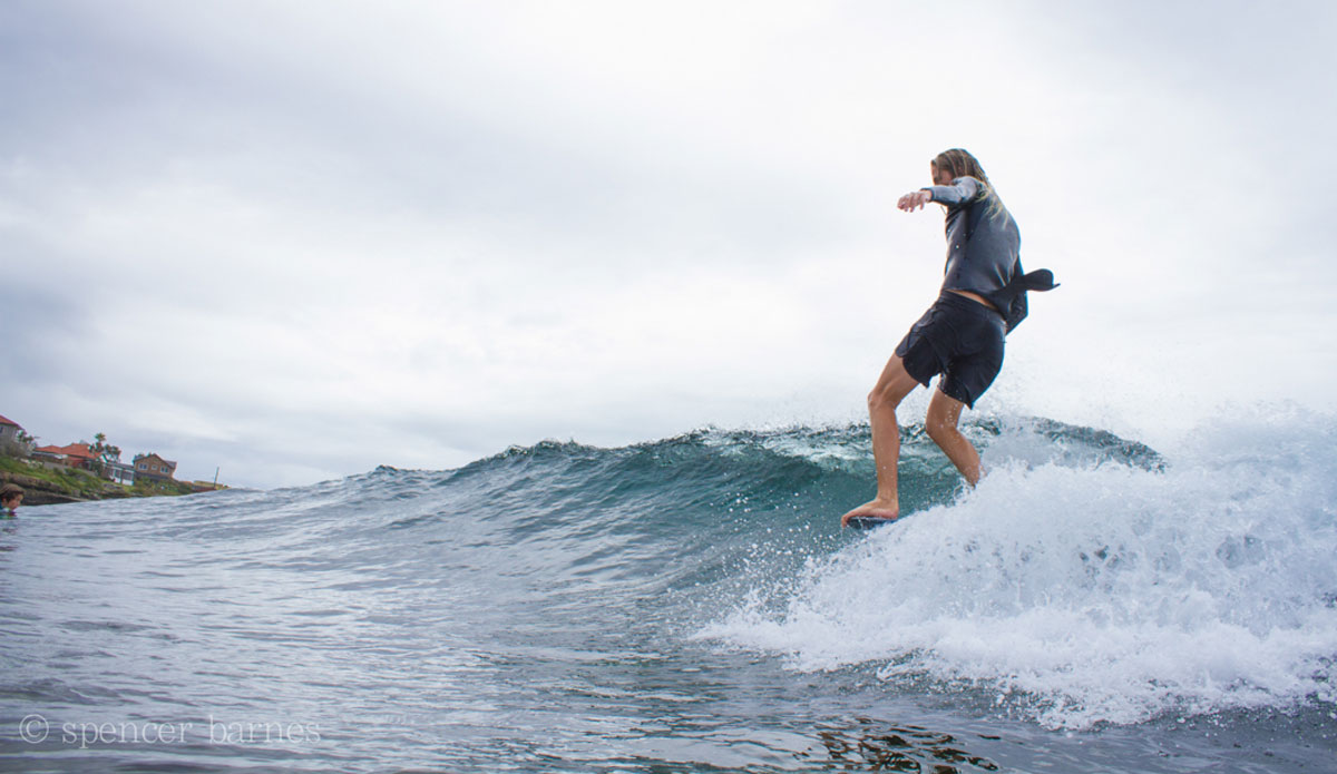 Log life. Sandshoes. Photo: Spencer Barnes