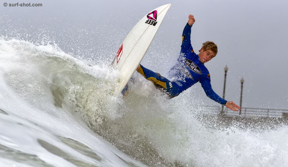Kauai’s Dylan Goodale won the 2010 Vans Pier Classic, but wasn’t able to repeat in 2011. Photo: Schmid/<a href=\"http://surf-shot.com/\" target=\"_blank\">Surf-Shot.com</a>