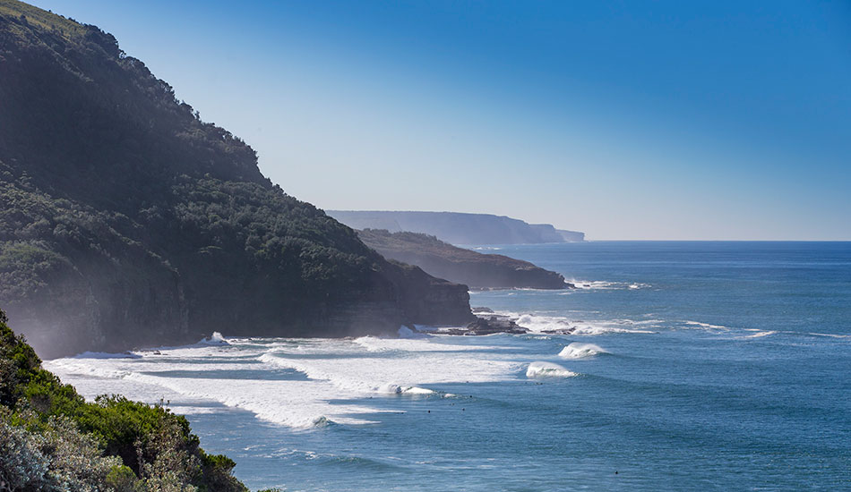 National parks bordering Australia’s largest city, and a nice NE swell. Photo: <a href=\"https://www.16images.com.au\">Steen Barnes</a>