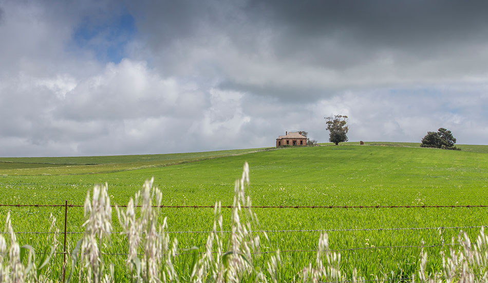 Midnight Oil’s album cover “Beds are Burning” Burra South Oz. Photo: <a href=\"https://www.16images.com.au\">Steen Barnes</a>