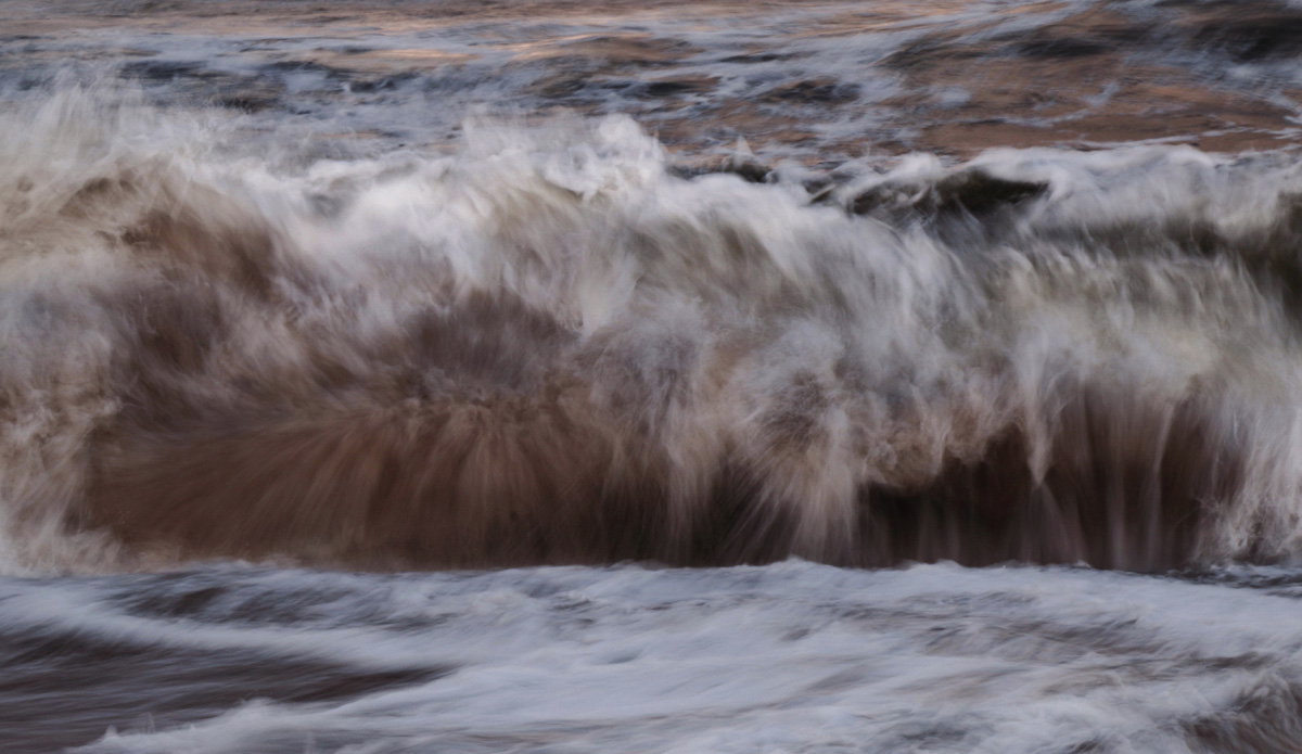 Sand Monster. The illusions of the ocean often go unnoticed. This is glimpse of one the natural shapes breaking waves form. Photo: <a href=\"https://rickycavarra.com\">Ricky Cavarra</a>