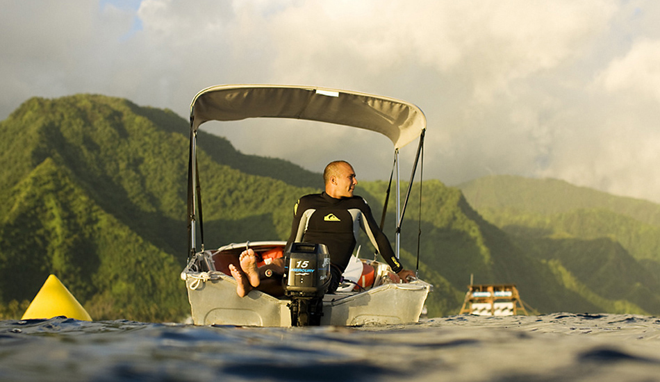 Freddy P takes a break in the channel. Image: <a href=\"https://www.vincestreet.com\" target=\"_blank\">Street</a> 