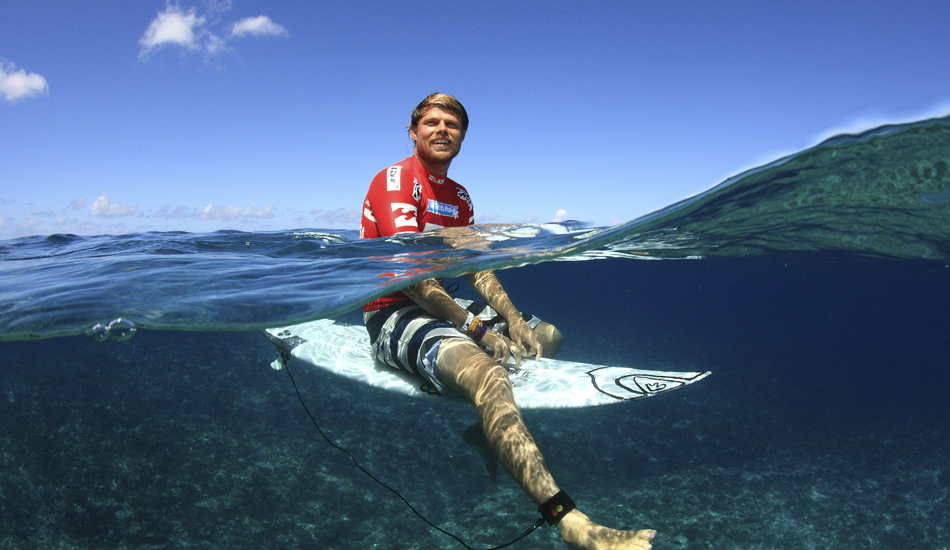  In 2010 the waves in Tahiti were quite small for the event. So I decided to grab my over/under port and shoot a few profile shots of the guys between heats…. Mr. Dane Reynolds. Image: <a href=\"https://www.vincestreet.com\" target=\"_blank\">Street</a>