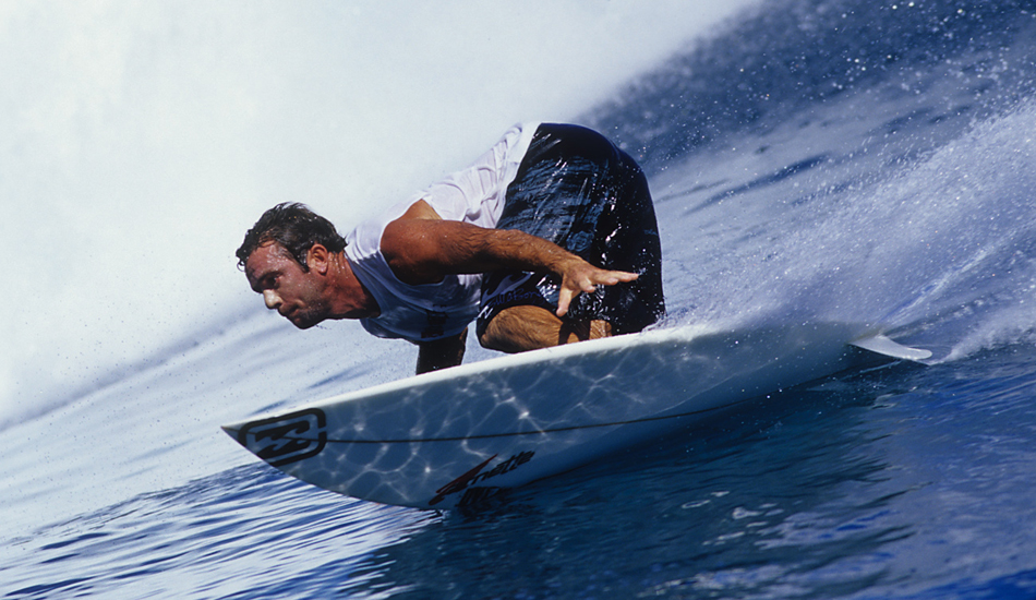 Dylan Longbottom going pretty fast in Tahiti. Image: <a href=\"https://www.vincestreet.com\" target=\"_blank\">Street</a>