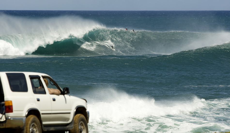 A couple years ago I got a phone call from a friend and all that was said was \"get over here\". This wave breaks once every 15 years or so and Ikaika Kalama and friends SCORED in the South Pacific! Image: <a href=\"https://www.vincestreet.com\" target=\"_blank\">Street</a>