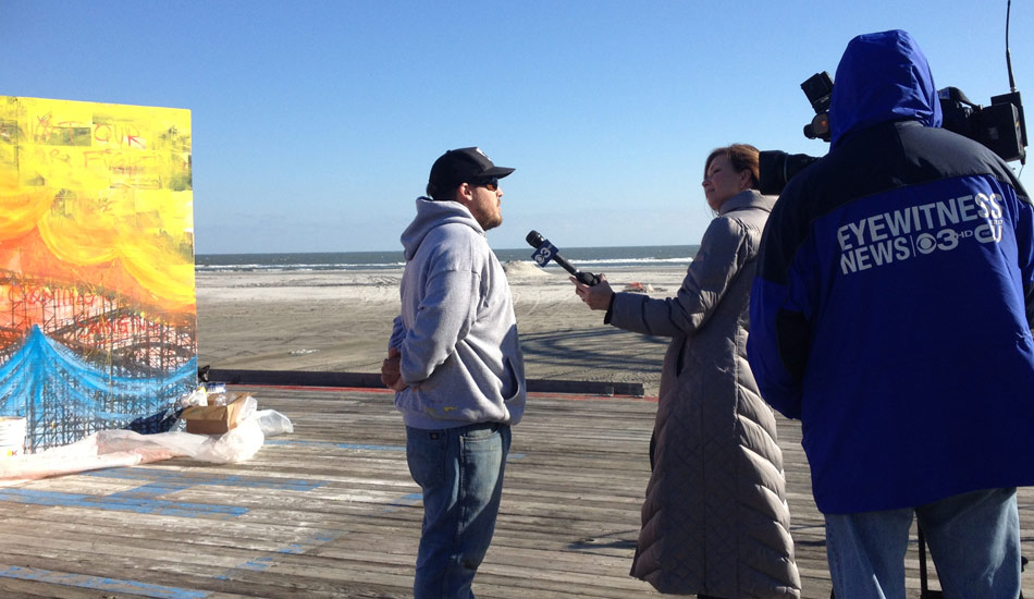 Talking with the Press - 
It\'s been wonderful the amount of press coverage this project has been receiving. It was on 3 different TV stations evening news - so I was a very minor local celebrity for a few days. 